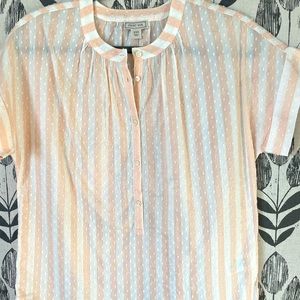Point Sur (for jcrew) striped linen top